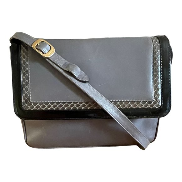 VTG Salvatore Ferragamo Leather Snakeskin Purse - Picture 1 of 16